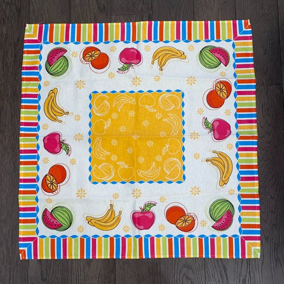 Large Kitchen Drying Towel Dishcloth Fruits Themed Farmhouse Decor - Picture 1 of 3
